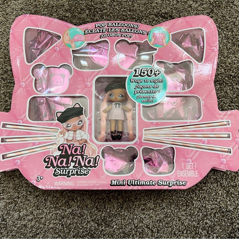 New Na Na Na Mini Ultimate Surprise Kitty Katwood 4" Mini Fashion Doll Kitty - Picture 4 of 8